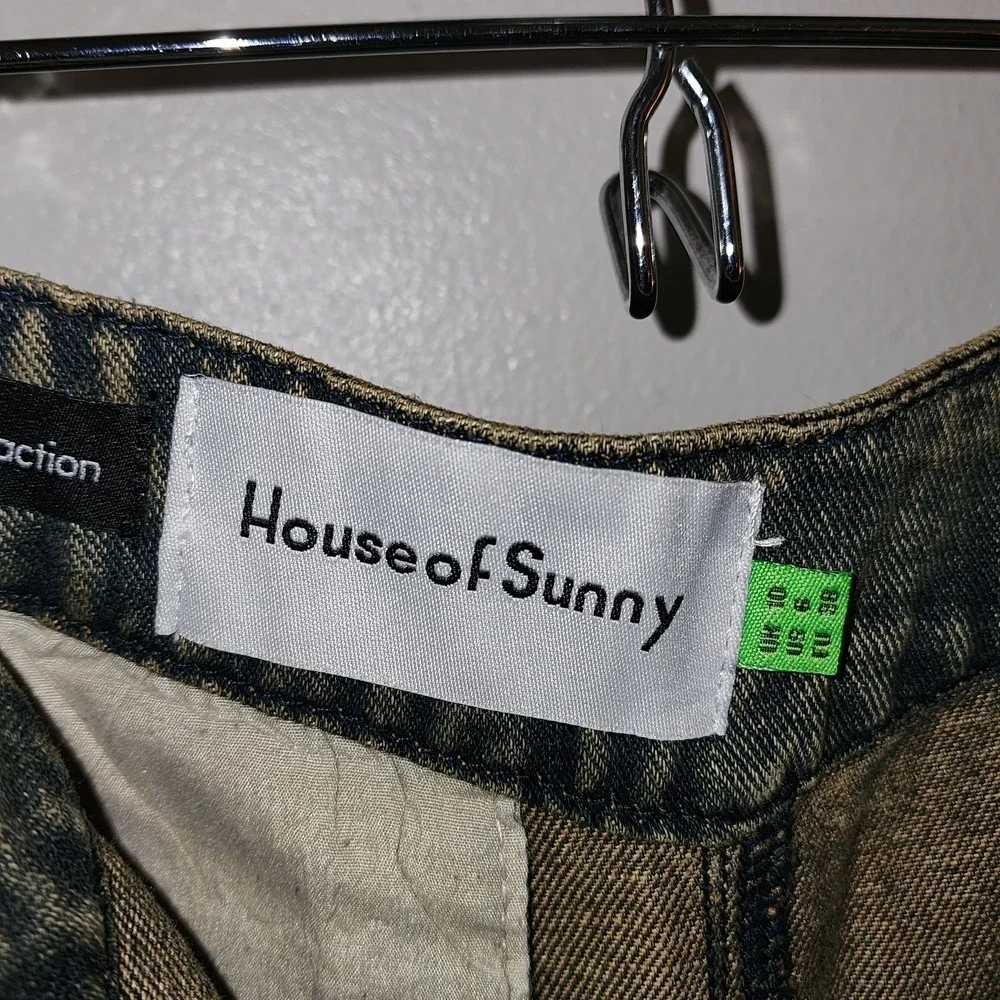 House of Sunny Tulip Mermaid Denim Maxi Skirt Size 6 Acid Wash Boho Skirt NWT